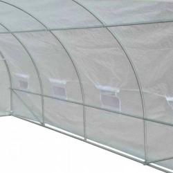 Seră 4x2.5x2m albă