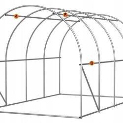 Seră 4x3x2,5m