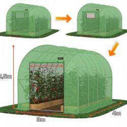 Seră 4x3x2,5m
